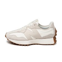 New Balance 327 Beige White Gum Pink WS327AN レトロ スニーカー | ユニセックス カジュアル ランニングシューズ