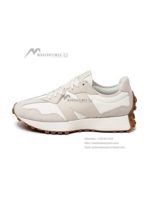 New Balance 327 Beige White Gum Pink WS327AN Retro Sneakers | Unisex Casual Running Shoes