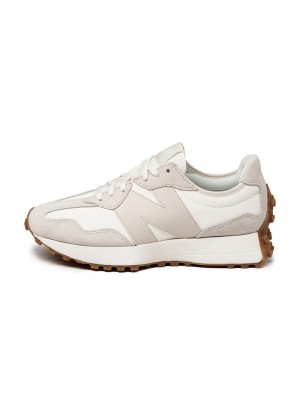 New Balance 327 Beige White Gum Pink WS327AN レトロ スニーカー | ユニセックス カジュアル ランニングシューズ