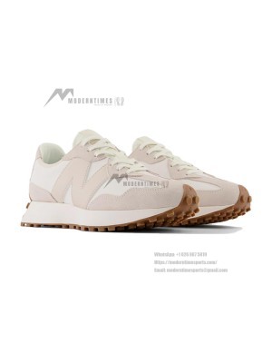 New Balance 327 Beige White Gum Pink WS327AN Retro Sneakers | Unisex Casual Running Shoes