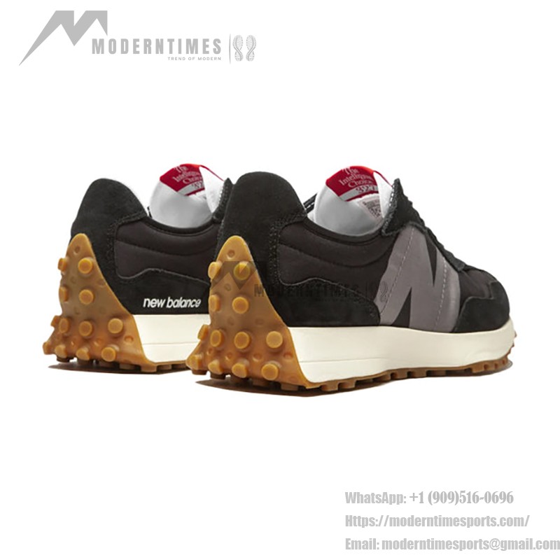 New Balance 327 MS327STC 블랙 캐슬록 레트로 러닝화