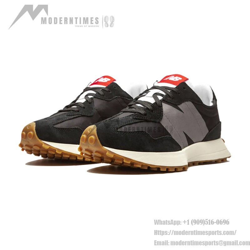 New Balance 327 MS327STC 블랙 캐슬록 레트로 러닝화