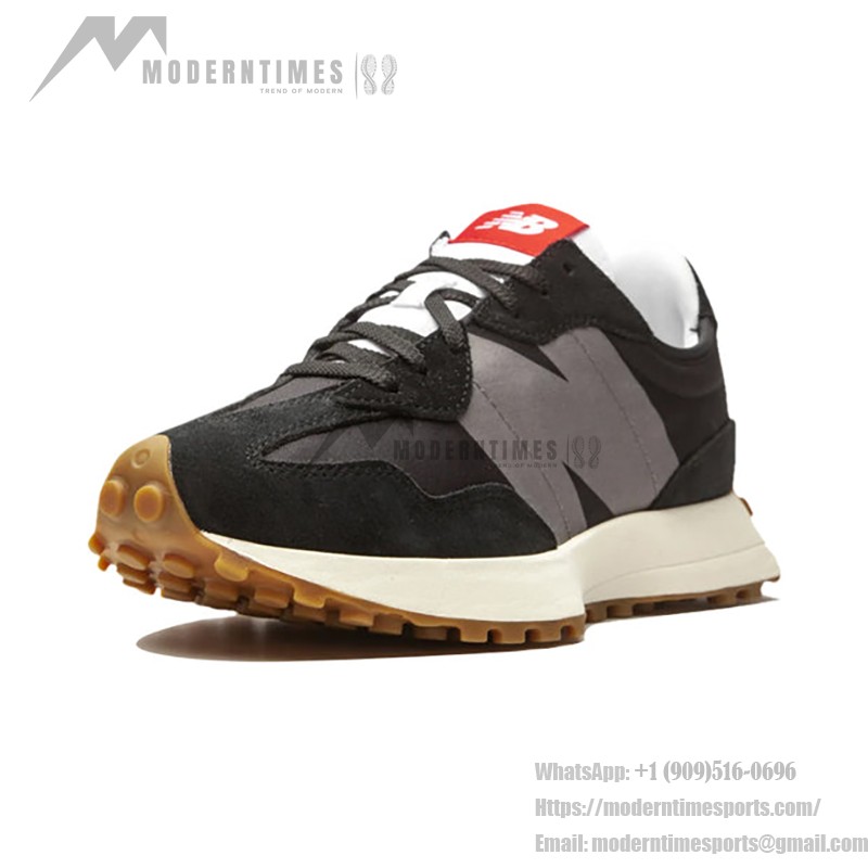 New Balance 327 MS327STC 블랙 캐슬록 레트로 러닝화