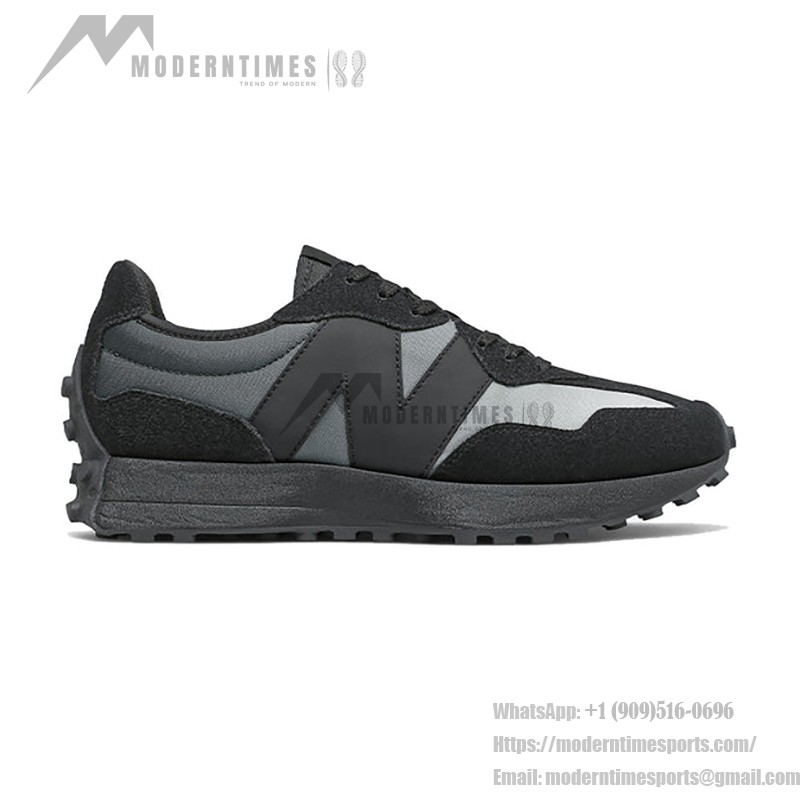 New Balance 327 MS327SB Black Summer Fog Retro Running Shoes