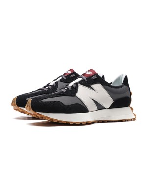 New Balance 327 Black WS327KC レトロ スニーカー | ユニセックス カジュアル ランニングシューズ