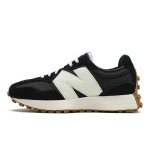 New Balance 327 Black White Gum WS327BL Retro Sneakers for Men and Women