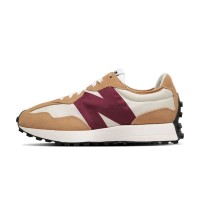 New Balance 327 MS327FA Brown Burgundy Retro Running Shoes Unisex Sports Casual Sneakers