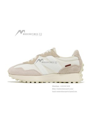 New Balance 327 Cream White MS327FG Retro Sneakers | Unisex Casual Running Shoes