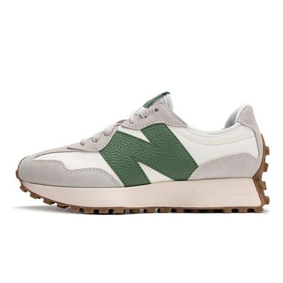 New Balance 327 MS327LX Beige White Green Retro Running Shoes Unisex Sports Casual Sneakers