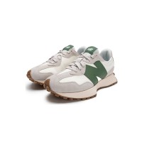 New Balance 327 MS327LX Beige White Green Retro Running Shoes Unisex Sports Casual Sneakers