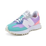 New Balance 327 MS327PA ダークバイオレット サマー ジェイド ピンク レトロランニングシューズ