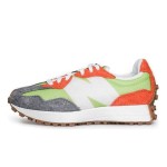 New Balance 327 MS327SFA Fluorescent Green Orange Grey Retro Running Shoes