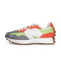 New Balance 327 MS327SFA Fluorescent Green Orange Grey Retro Running Shoes Unisex Sports Casual Sneakers