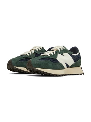 New Balance 327 Green Brailed U327WVD 레트로 스니커즈 | 유니섹스 캐주얼 러닝화