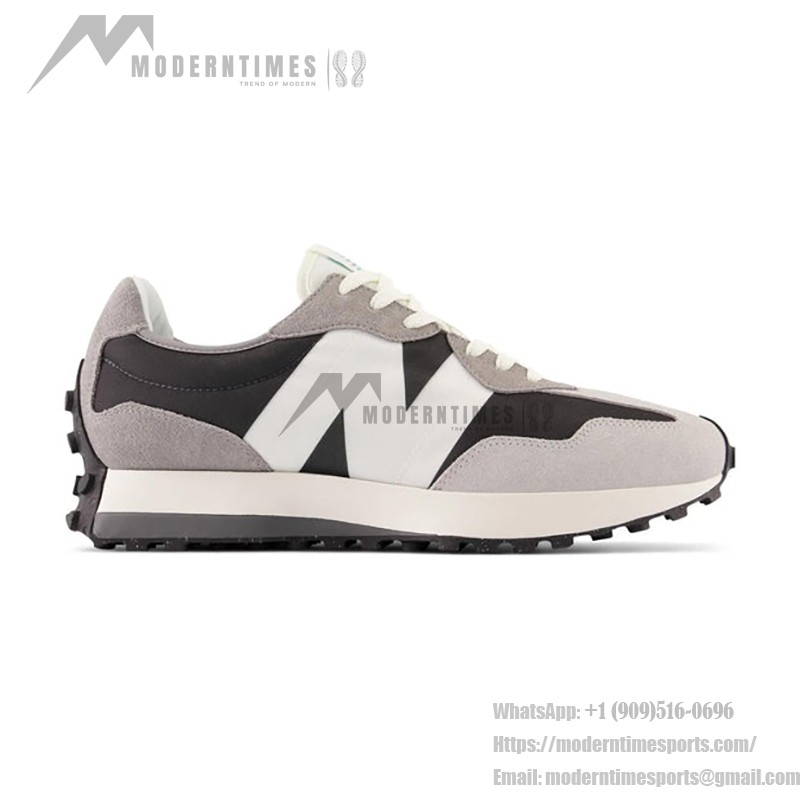 New Balance 327 Grey Black White MS327OD Retro Sneakers for Men and Women