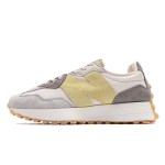 New Balance 327 MS327JTL Grey Yellow Retro Running Shoes Side View