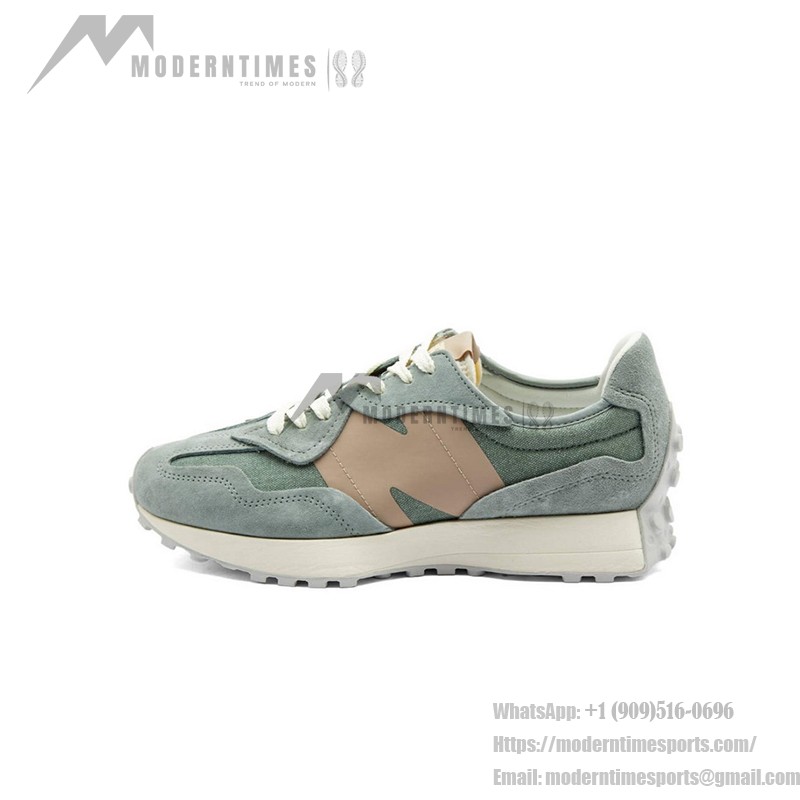 New Balance 327 MS327WPA 주니퍼 그린 베이지 레트로 러닝화