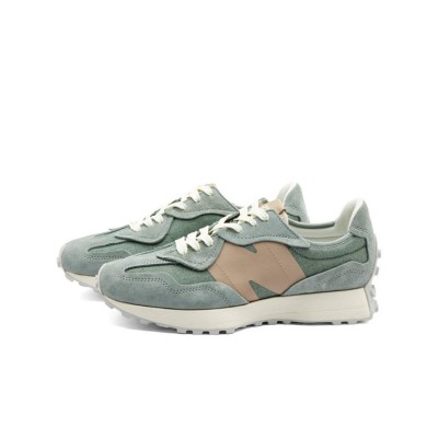 New Balance 327 MS327WPA Juniper Green Beige Retro Running Shoes Unisex Sports Casual Sneakers