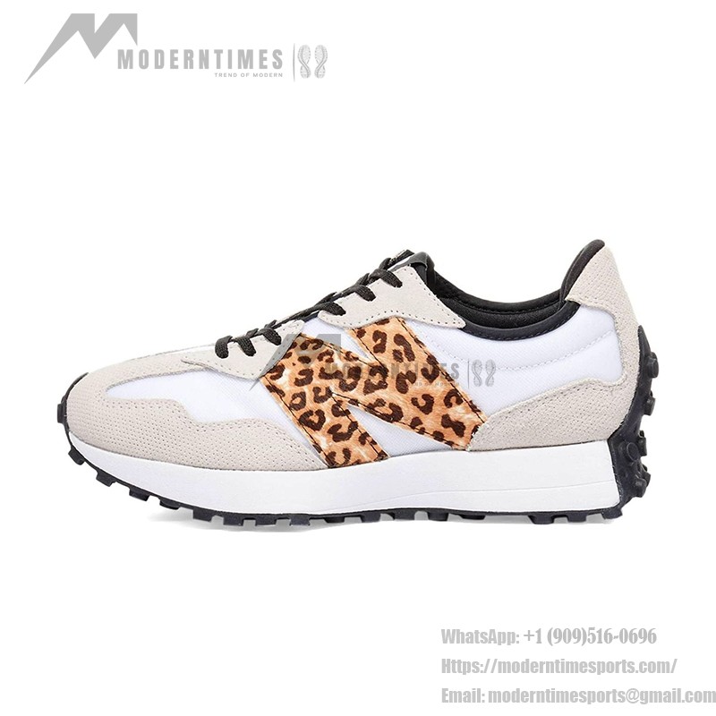 New Balance 327 MS327SD Leopard Print Retro Running Shoes Side View