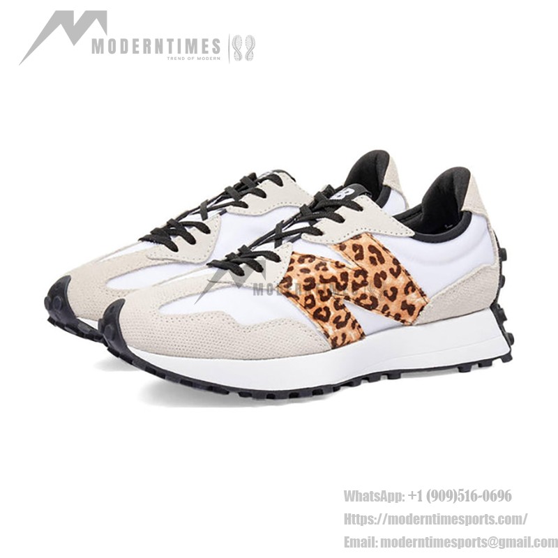 New Balance 327 MS327SD Leopard Print Retro Running Shoes Side View