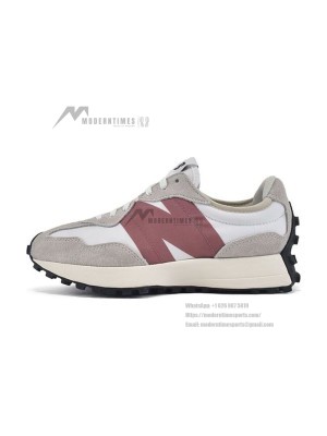 New Balance 327 Light Grey Rose WS327CD Retro Sneakers | Unisex Casual Running Shoes