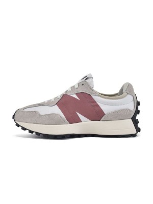 New Balance 327 Light Grey Rose WS327CD Retro Sneaker | Unisex Casual Lauf Schuhe