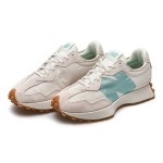 New Balance 327 MS327HG1 Moonbeam Storm Blue Retro Running Shoes Side View