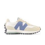 New Balance 327 MS327PV Sandstone Mercury Blue Retro Running Shoes Side View