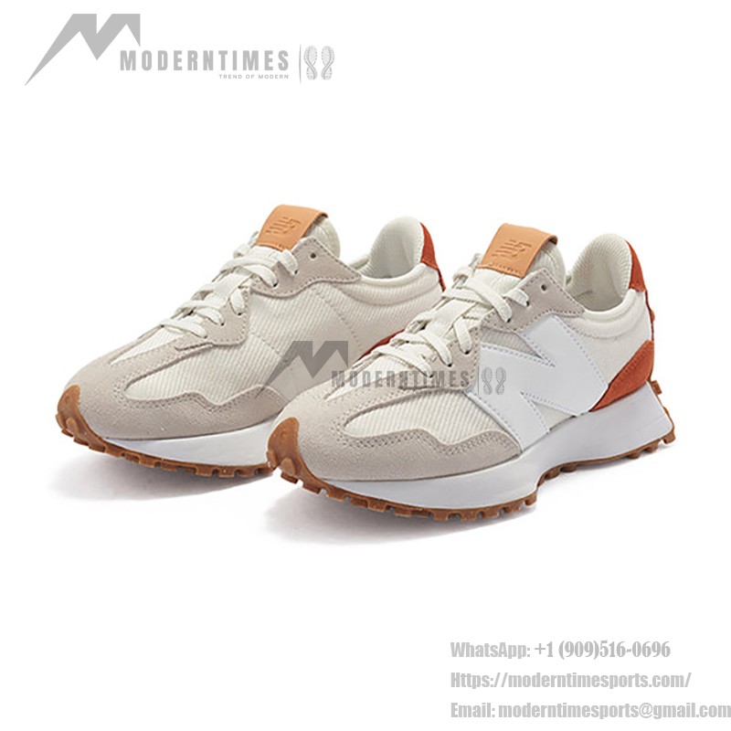 New Balance 327 Sea Salt Rust Oxide WS327RA Retro Sneakers for Men and Women