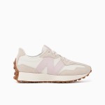 New Balance 327 MS327OR White Moonbeam Beige Suede Retro Sneakers for Men and Women