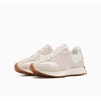 New Balance 327 MS327OR White Moonbeam Beige Suede Retro Sneakers | Unisex Sporty Casual Running Shoes