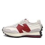 New Balance 327 White Red Retro Sneakers for Unisex