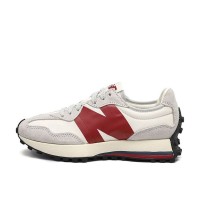 New Balance 327 White Red MS327SC1 Retro Sneakers | Unisex Casual Running Shoes