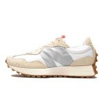 New Balance 327 MS327STB White Turtle Dove Beige Retro Sneakers for Men and Women