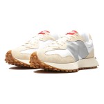 New Balance 327 MS327STB White Turtle Dove Beige Retro Sneakers for Men and Women