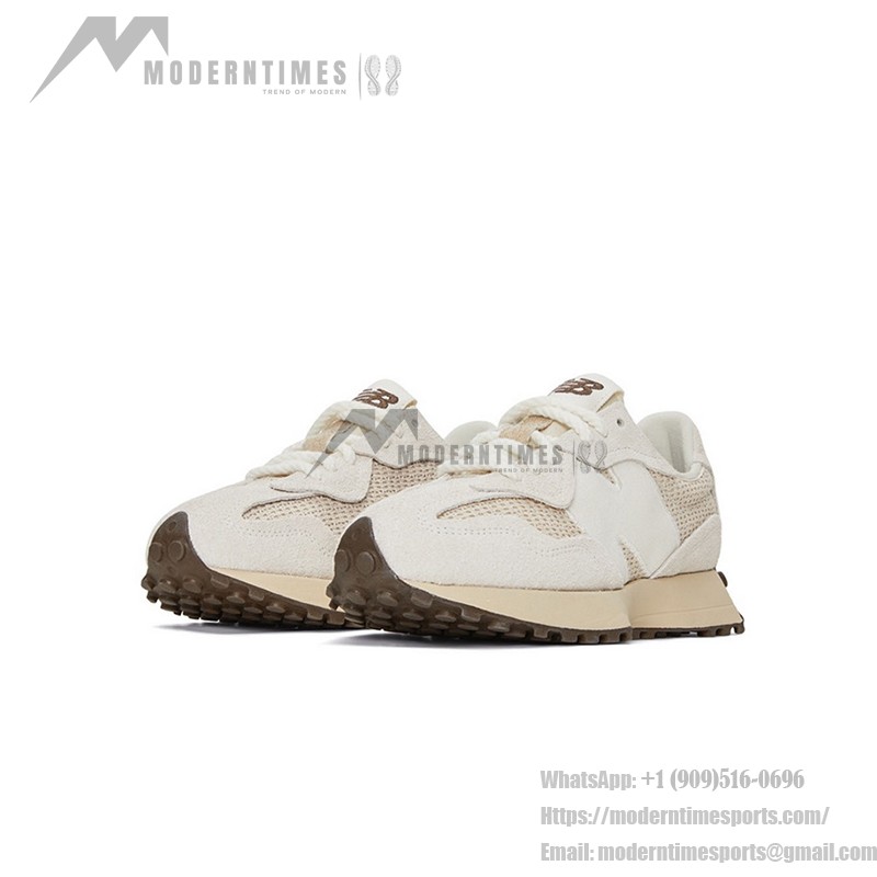 New Balance 327 U327WVA White Vanilla Beige Retro Sneakers for Men and Women