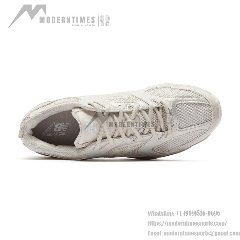 New Balance 530 MR530AA1 Beige Retro Running Shoes with Breathable Mesh and ABZORB Cushioning