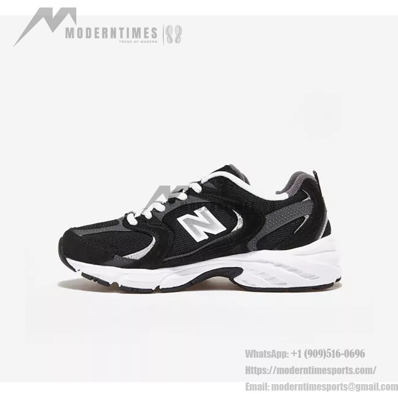 New Balance 530 MR530CC Classic Black Grey Running Shoes with ABZORB Cushioning