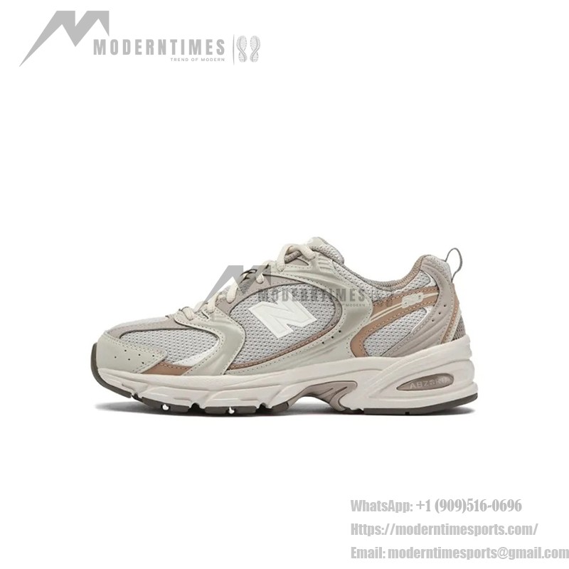 New Balance 530 MR530KOB Cream Beige Retro Running Shoes with ABZORB Cushioning