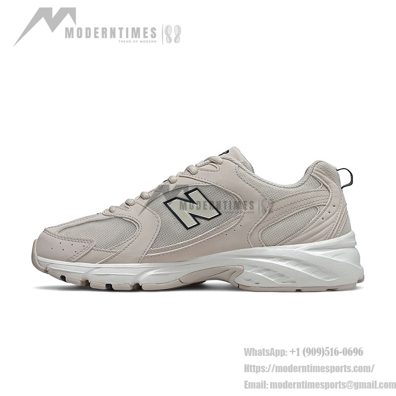 New Balance 530 MR530SH Ivory Retro Running Shoes with Breathable Mesh and ABZORB Cushioning