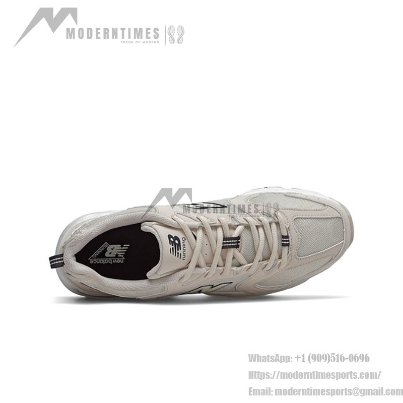 New Balance 530 MR530SH Ivory Retro Running Shoes with Breathable Mesh and ABZORB Cushioning