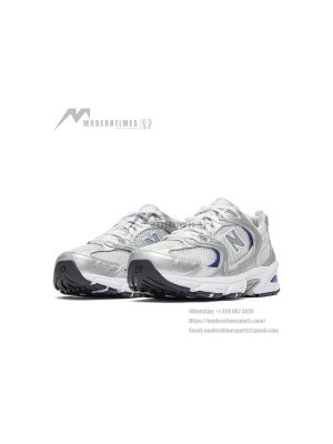 New Balance 530 MR530BS Light Grey Silver Blue Retro Running Shoes | Perfect Blend of Style and Comfort