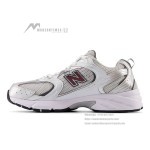 New Balance 530 MR530GS Metallic Burgundy Retro Running Shoes with Breathable Mesh and ABZORB Cushioning