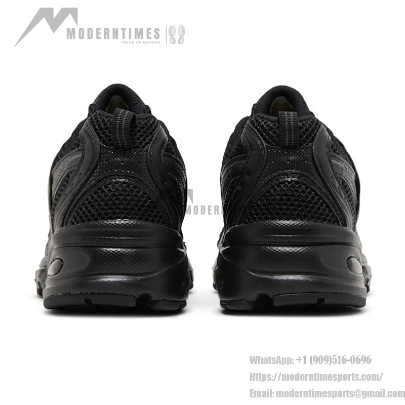 New Balance 530 MR530FB1 Retro Black Running Shoes with Breathable Mesh and ABZORB Cushioning