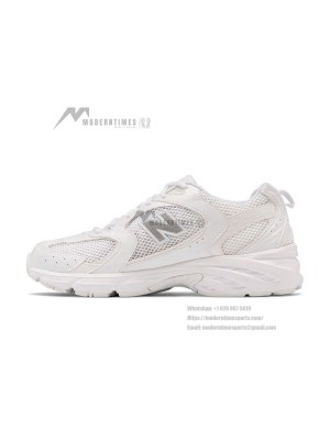 New Balance 530 MR530FW1 Retro White Silver Running Shoes | Minimalist Design and Everyday Comfort