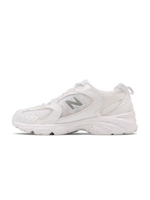 New Balance 530 MR530FW1 Retro White Silver Running Shoes | Minimalist Design and Everyday Comfort