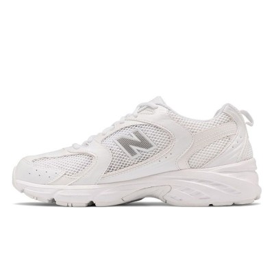 New Balance 530 MR530FW1 Retro White Silver Running Shoes | Minimalist Design and Everyday Comfort