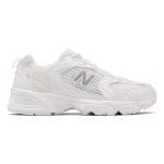 New Balance 530 MR530FW1 Retro White Silver Running Shoes with Breathable Mesh and ABZORB Cushioning