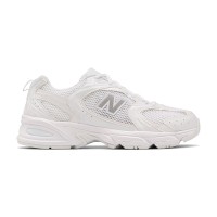 New Balance 530 MR530FW1 Retro White Silver Running Shoes | Minimalist Design and Everyday Comfort