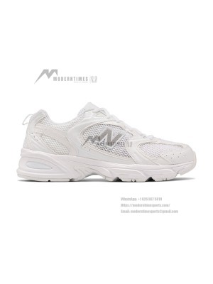 New Balance 530 MR530FW1 Retro White Silver Running Shoes | Minimalist Design and Everyday Comfort